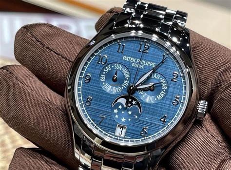 patek philippe annual calendar moon phases watch|Patek Philippe moonphase chronograph.